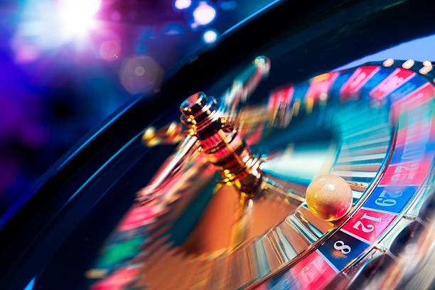 Roulette table with score ticker